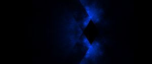Preview wallpaper dark, blue, abstraction, rhombus, cross