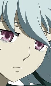 Preview wallpaper darker than black, girl, tears, face, sadness