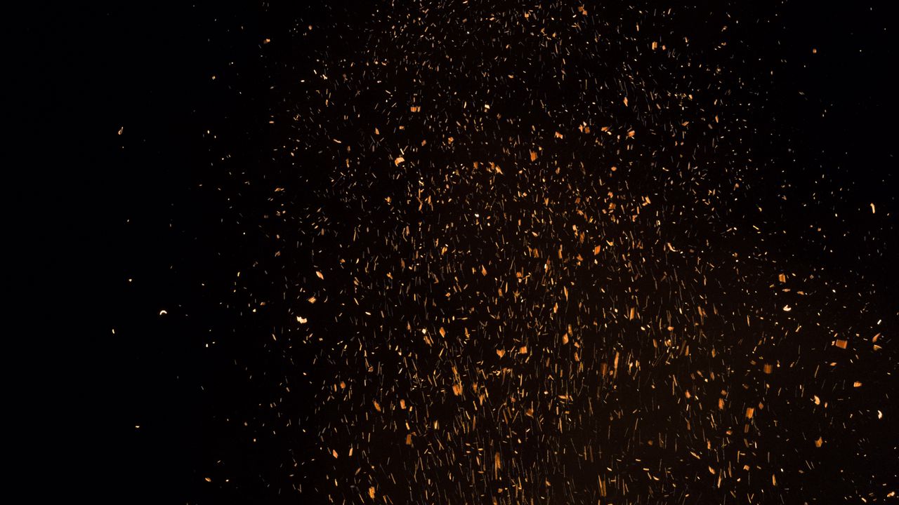 Wallpaper darkness, sparks, particles