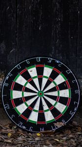 Preview wallpaper darts, board, leaves