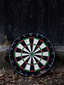 Preview wallpaper darts, board, leaves