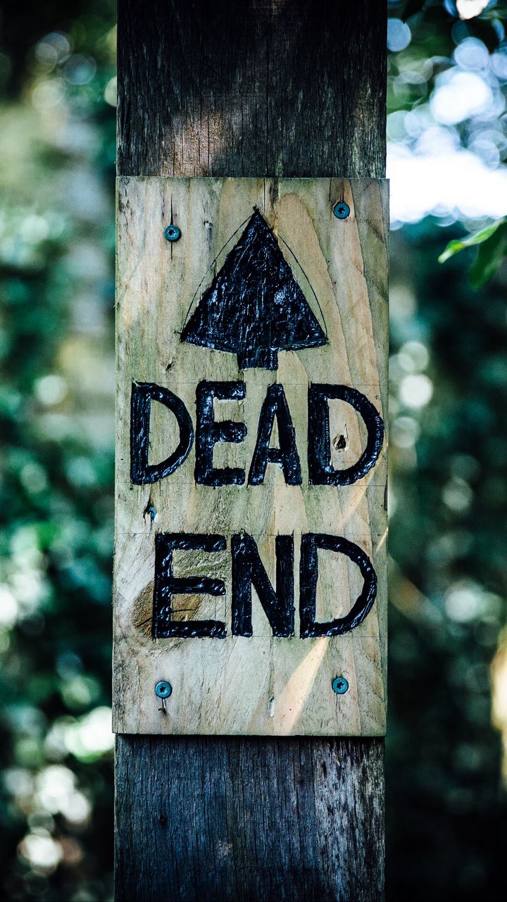 Dead End Sign HighRes Stock Photo  Getty Images