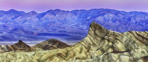 Preview wallpaper death valley, desert, mountains, sunset, landscape