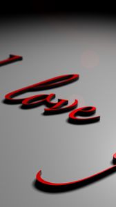 Preview wallpaper declaration of love, love, i love you, letters, gray, red