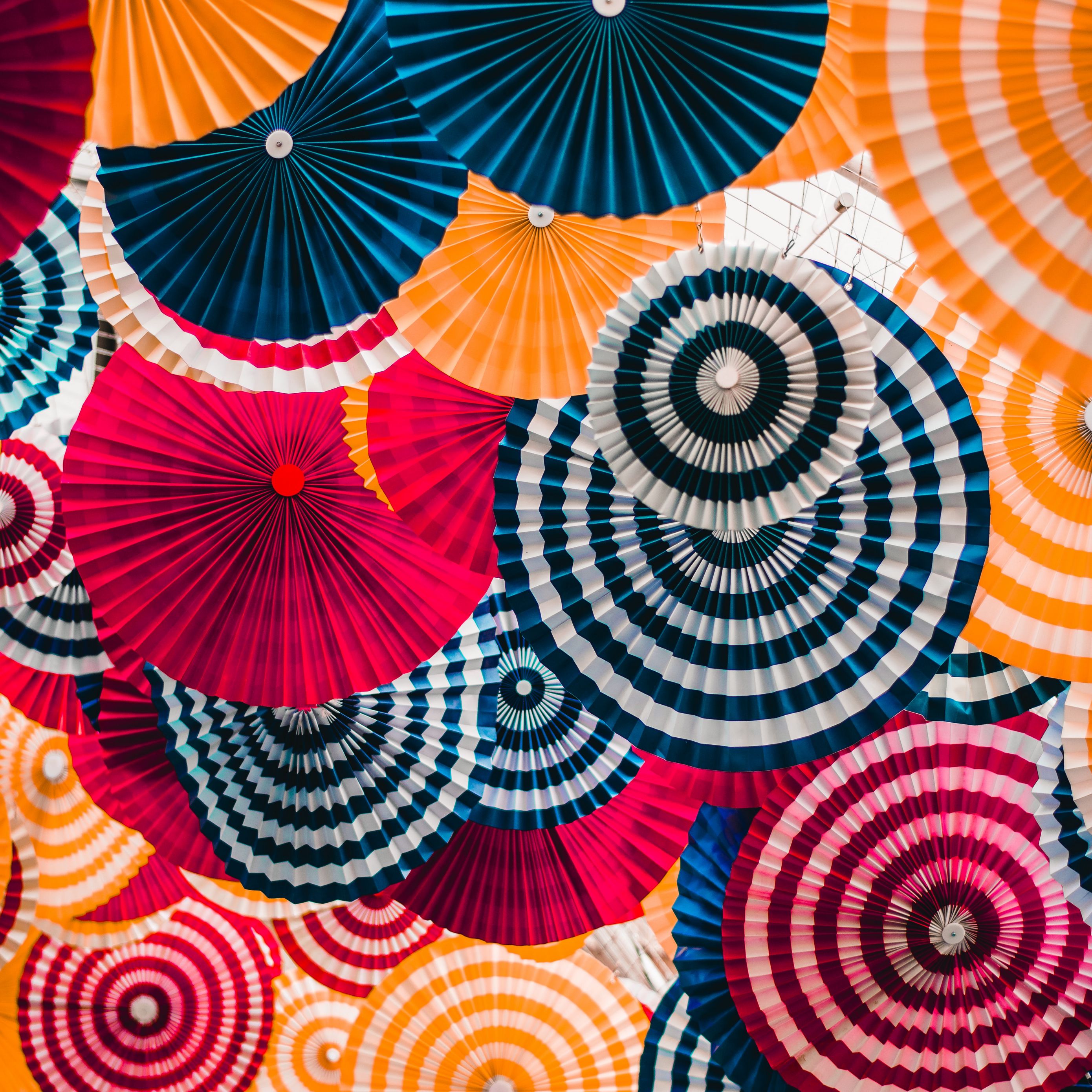 2780x2780 Wallpaper decoration, circles, colorful, bright