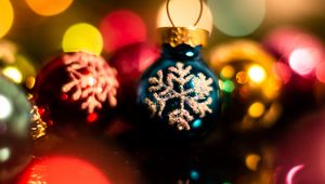 Preview wallpaper decorations, baubles, new year, christmas, holidays