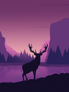 Deer old mobile, cell phone, smartphone wallpapers hd, desktop backgrounds  240x320, images and pictures