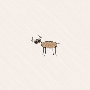Preview wallpaper deer, beautiful, center, elk