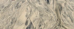 Preview wallpaper desert, aerial view, sand, surface