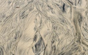 Preview wallpaper desert, aerial view, sand, surface