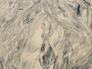 Preview wallpaper desert, aerial view, sand, surface