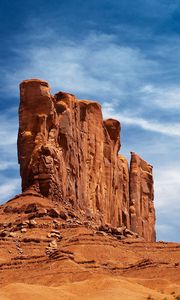 Preview wallpaper desert, canyon, height, sky