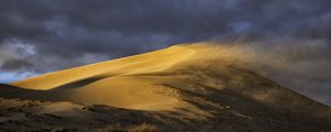 Preview wallpaper desert, dune, sand, wind