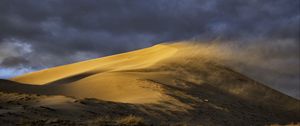 Preview wallpaper desert, dune, sand, wind