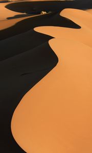 Preview wallpaper desert, dune, sand, relief