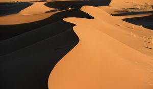 Preview wallpaper desert, dune, sand, relief