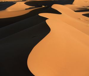 Preview wallpaper desert, dune, sand, relief