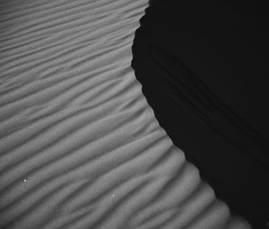 Preview wallpaper desert, dune, sand, black and white