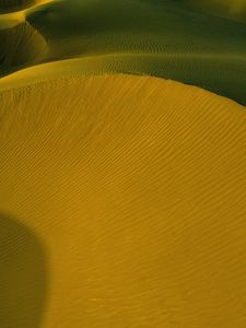 Preview wallpaper desert, dunes, dust, sand, hills