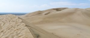 Preview wallpaper desert, dunes, hills, sand, landscape