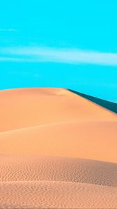 Preview wallpaper desert, dunes, hills, sand