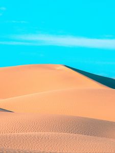 Preview wallpaper desert, dunes, hills, sand