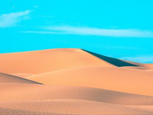 Preview wallpaper desert, dunes, hills, sand