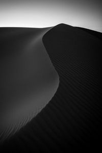 Preview wallpaper desert, dunes, sand, bw