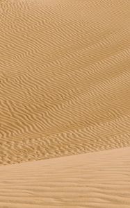 Preview wallpaper desert, dunes, sand, wavy