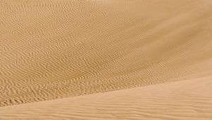 Preview wallpaper desert, dunes, sand, wavy