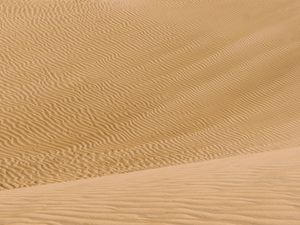 Preview wallpaper desert, dunes, sand, wavy