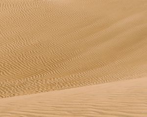 Preview wallpaper desert, dunes, sand, wavy