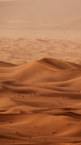 Preview wallpaper desert, dunes, sand, sandstorm
