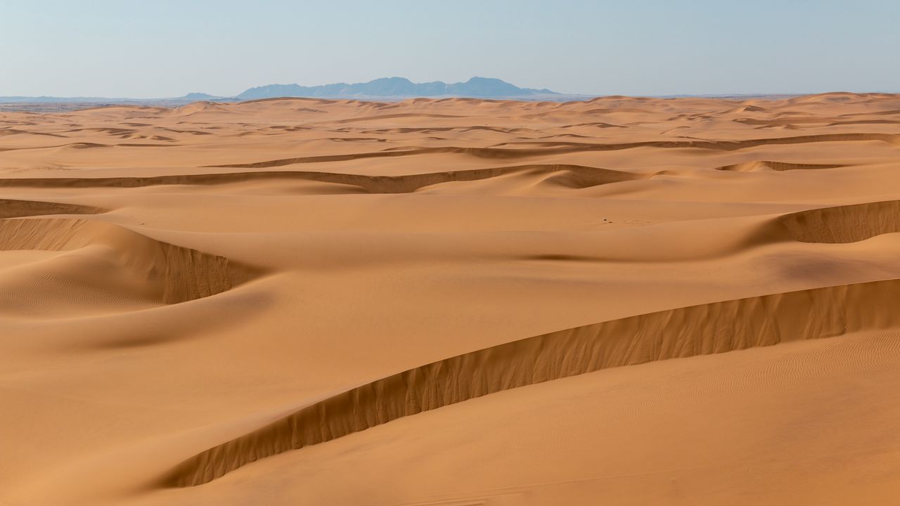 Wallpaper desert, dunes, sand, landscape