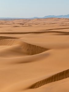 Preview wallpaper desert, dunes, sand, landscape