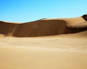 Preview wallpaper desert, dunes, sand, nature