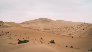 Preview wallpaper desert, hill, dunes, sand