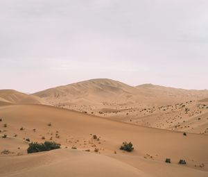 Preview wallpaper desert, hill, dunes, sand