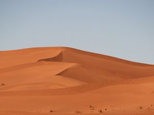 Preview wallpaper desert, hill, sand, dunes