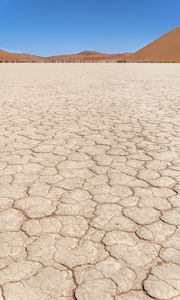 Preview wallpaper desert, hills, cranny, dry
