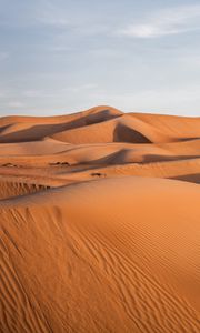 Preview wallpaper desert, hills, sand, landscape, nature