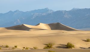 Preview wallpaper desert, hills, sand, nature