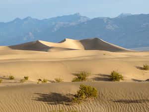 Preview wallpaper desert, hills, sand, nature
