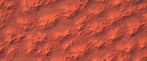 Preview wallpaper desert, landform, brown, view from space