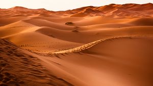 Preview wallpaper desert, morocco, dune, sand