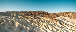 Preview wallpaper desert, mountains, landscape, relief, mountain range