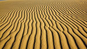 Preview wallpaper desert, patterns, lines, strips, sand, dunes