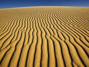 Preview wallpaper desert, patterns, lines, strips, sand, dunes