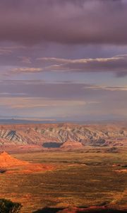 Preview wallpaper desert, rainbow, after a rain