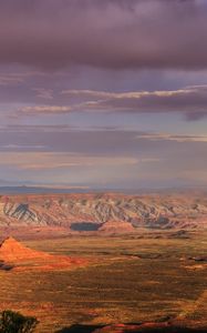 Preview wallpaper desert, rainbow, after a rain